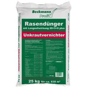 Rasendünger mit Unkrautvernichter